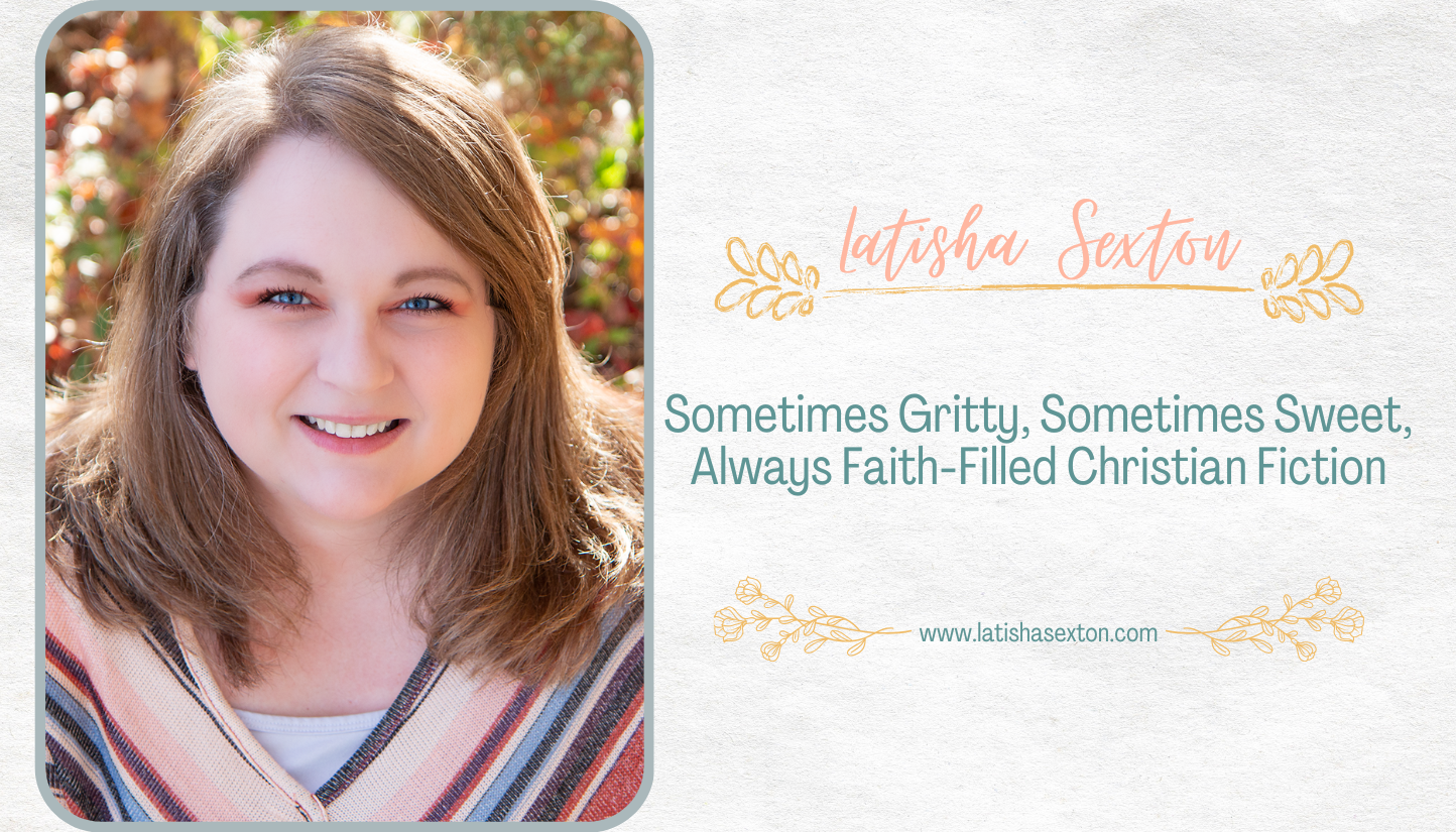 Photo of Latisha Sexton's business card with tagline and website URL.